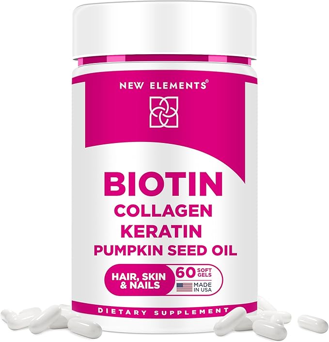 The best Biotin Supplement With Collagen, Keratin And Pumpkin Seed Oil