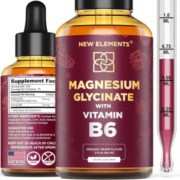 New Elements – The Best Liquid Magnesium Glycinate Drops With Vitamin B6