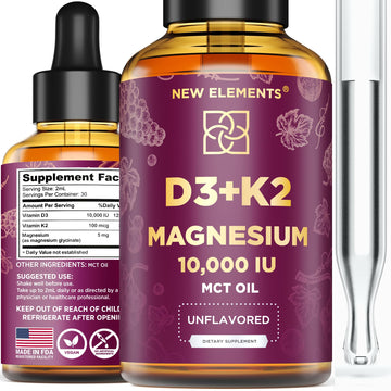 The Best D3+K2 Supplement With Magnesium - New Elements