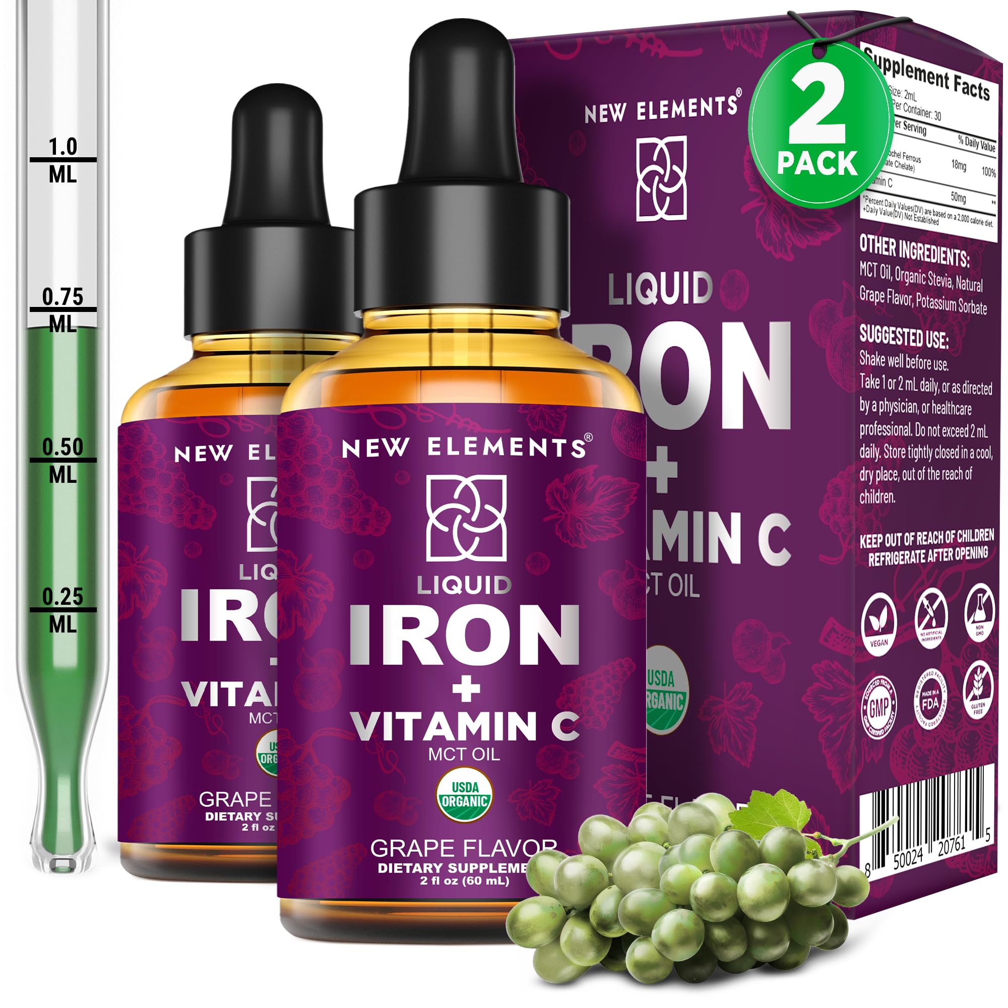 New Elements - The Best Liquid Iron Supplement