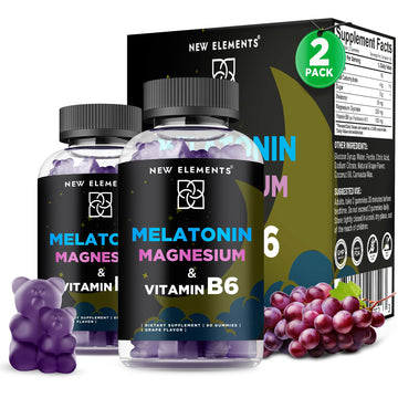 Melatonin Gummies With Magnesium And Vitamin B6 - New Elements