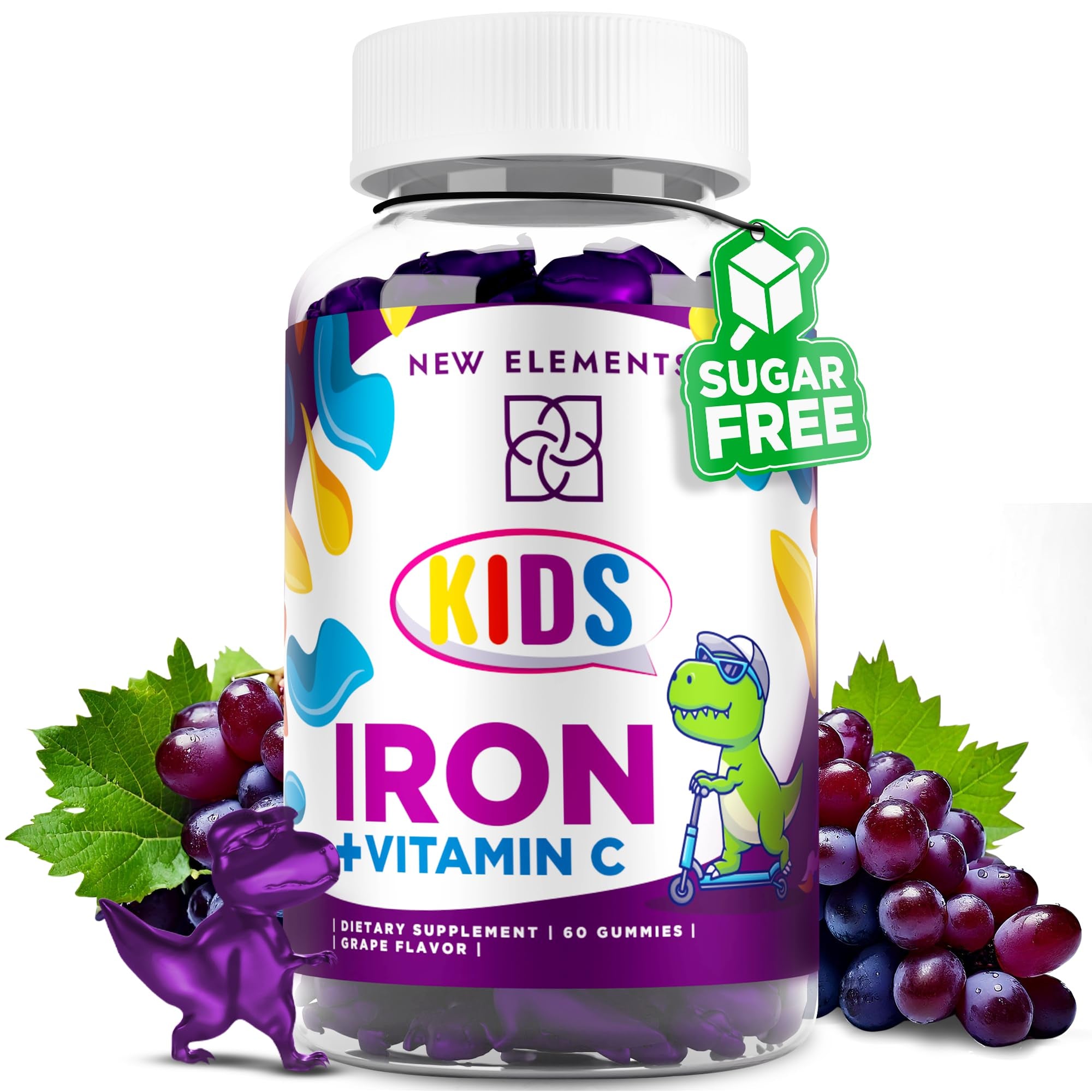 Iron Gummies With Vitamin C For Kids