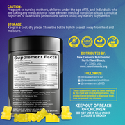 Biotin Gummies with Collagen, Vitamin D3, Saw Palmetto & Hyaluronic Acid – Hair, Skin & Nails Growth Supplement for Women & Men | Pineapple Flavor | 60 Gummies