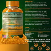 New Elements Kids Vitamin D3 K2 Gummies with Magnesium Glycinate | Strong Bones & Immune Health | Vitamin D3 1000 IU for Kids | Vitamin K2 for Kids 20mcg | Non-GMO, Gluten-Free