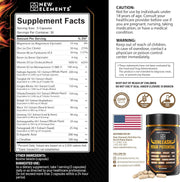 Testosterone Support for Men – Herbal Test Booster with Tongkat Ali, Fadogia Agrestis, Ashwagandha, Shilajit, Tribulus, Ginseng & Zinc | Energy, Strength & Vitality | 90 Capsules