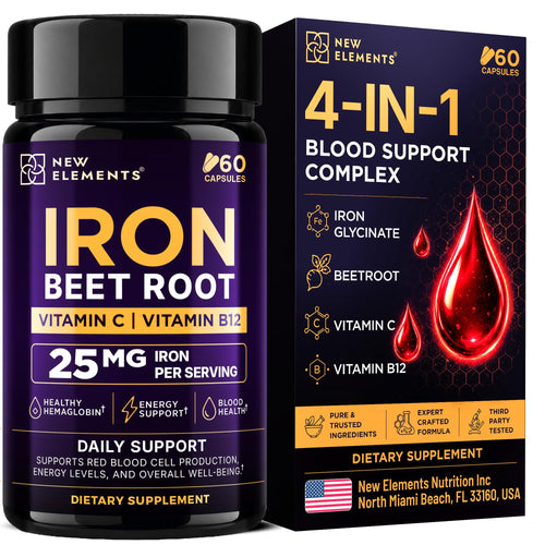 New Elements Iron Glycinate – original Amazon gallery image 1